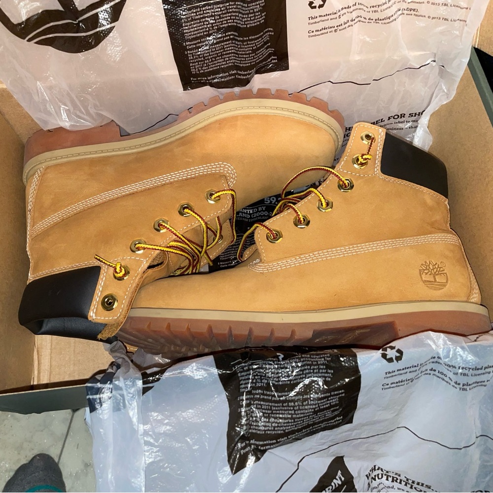 Youth sized timberland boots